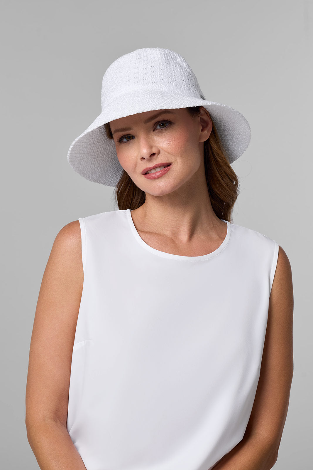 Women's Marina Cloche Sun Hat | White