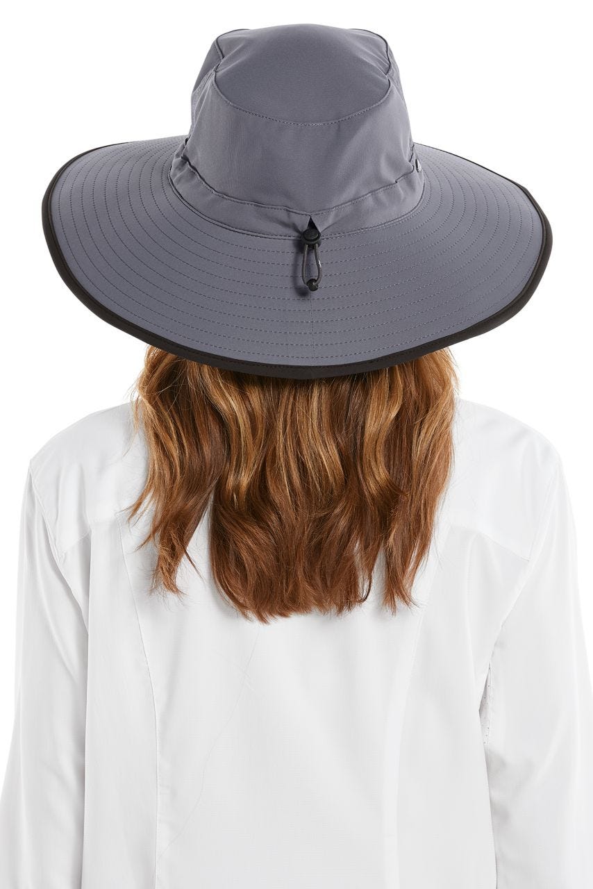 Unisex Etta Sun Catcher Hat | Carbon/Black Travel Medallion