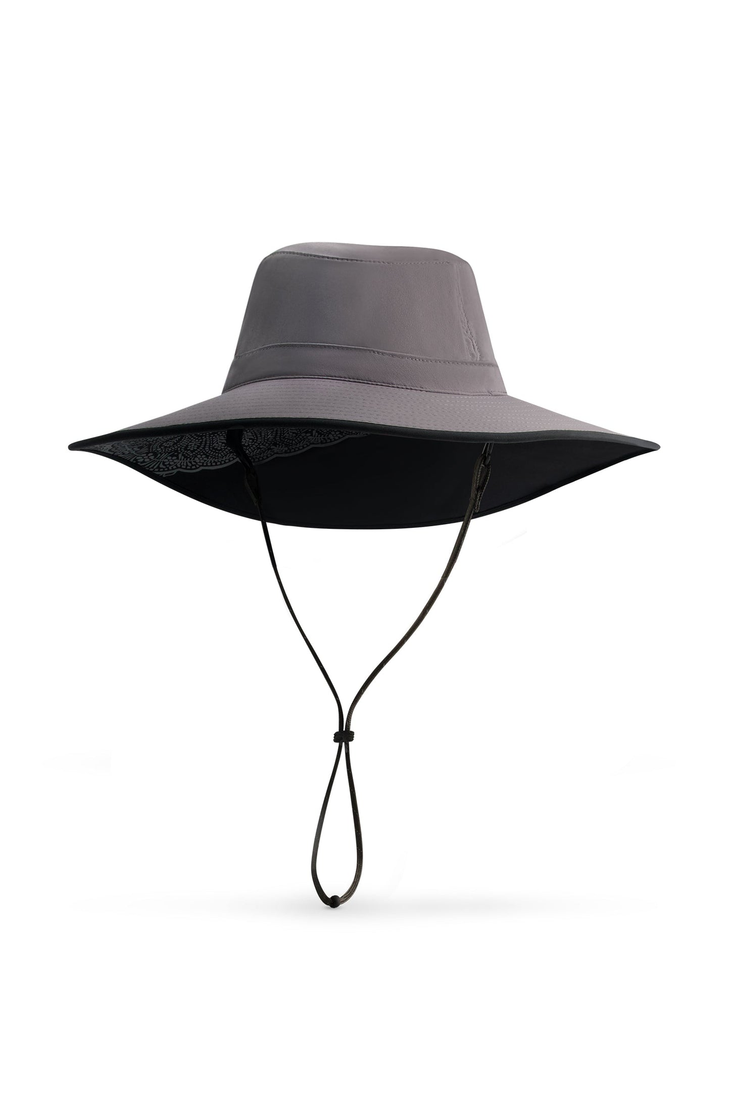 Unisex Etta Sun Catcher Hat | Carbon/Black Travel Medallion
