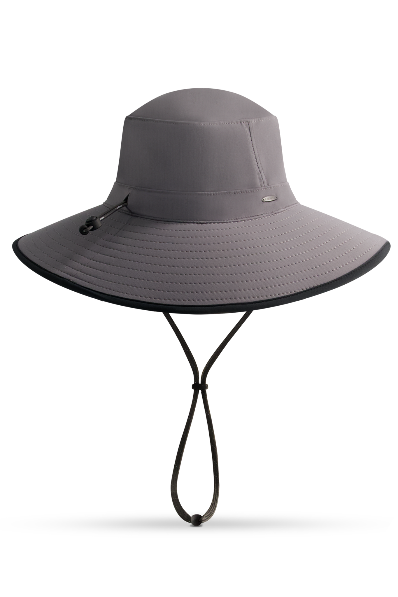 Unisex Etta Sun Catcher Hat | Carbon/Black Travel Medallion