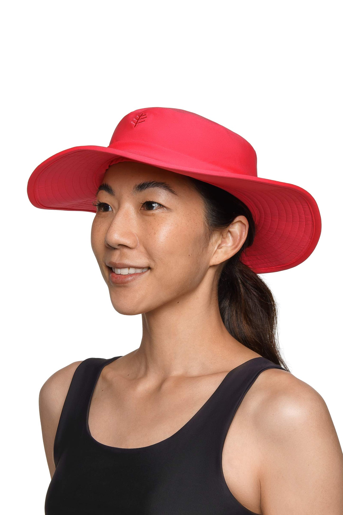 Unisex Brighton Chlorine Resistant Bucket Hat | Radiant Coral