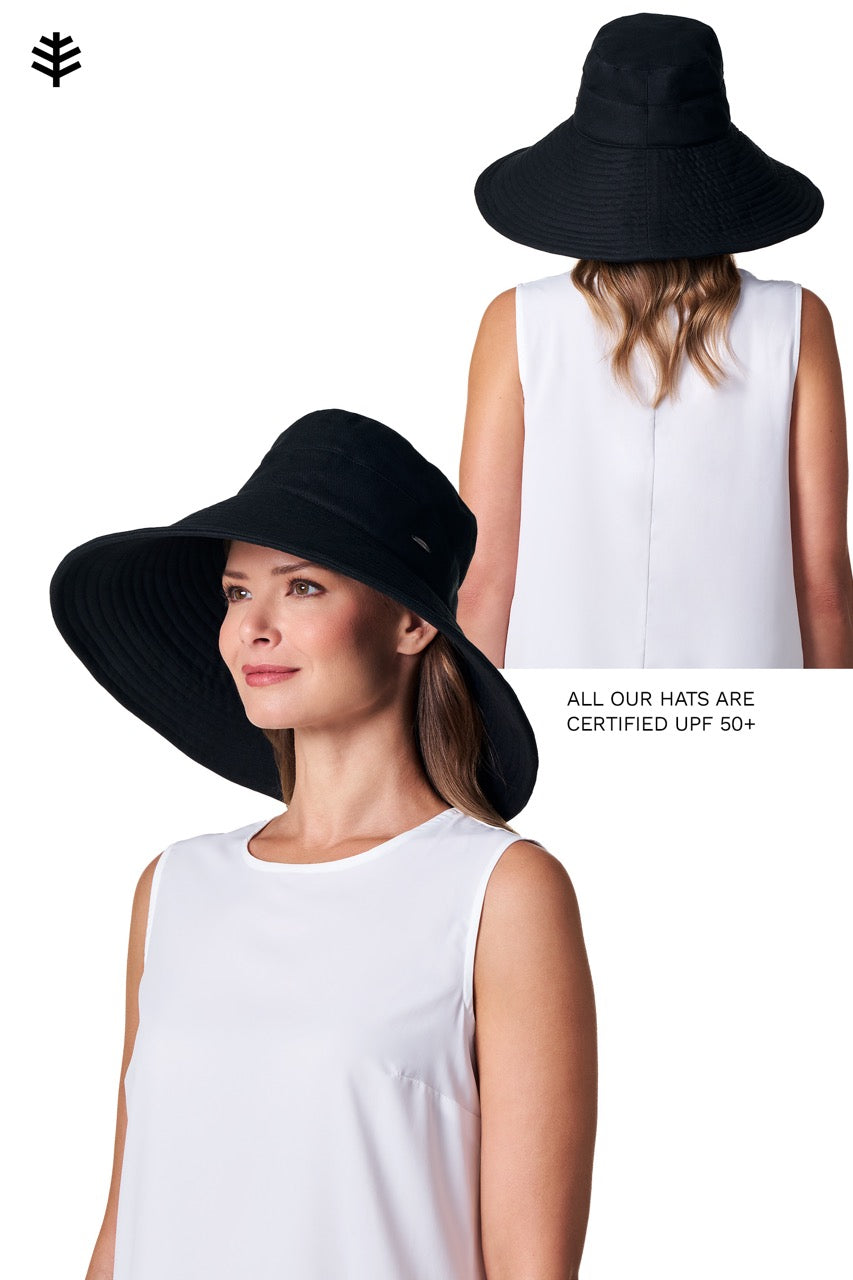 Women's Brittany Beach Hat | Black