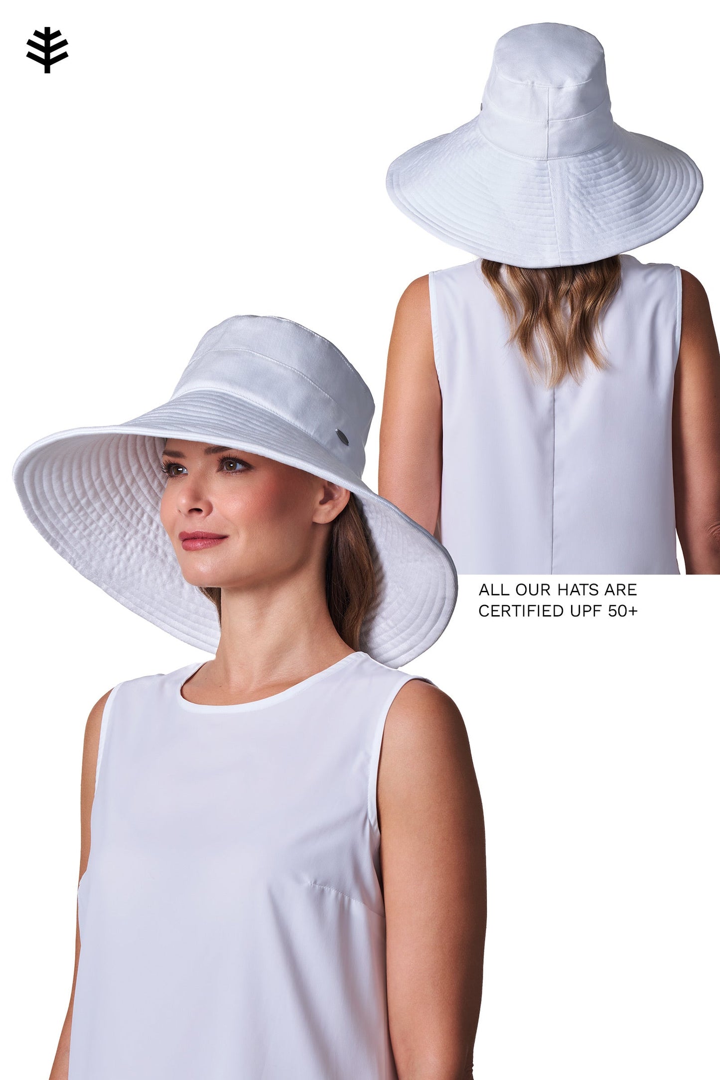 Women's Brittany Beach Hat | White