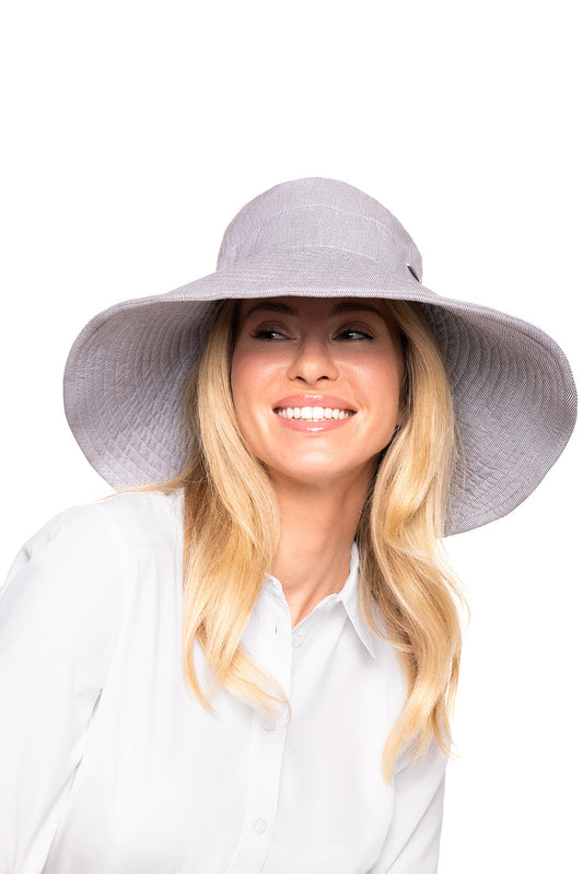 Women's Brittany Beach Hat | Black/White