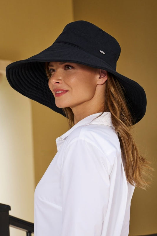 Women's Brittany Beach Hat | Black