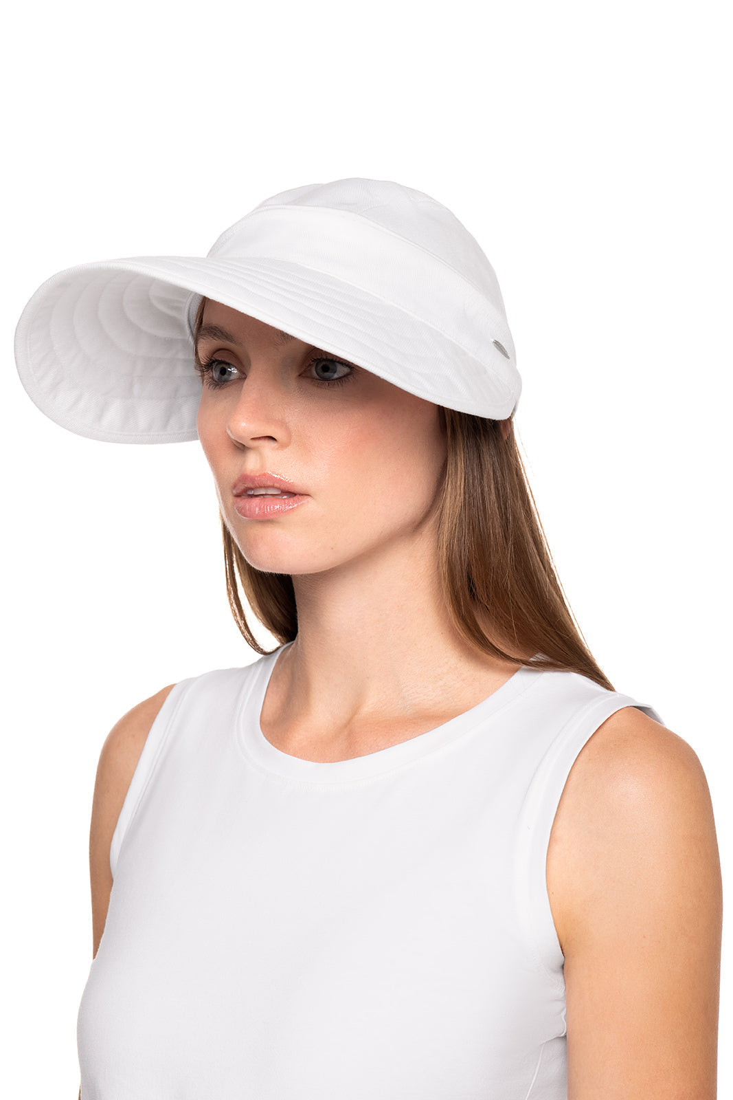 Women's Bel Aire Zip-Off Sun Visor | White