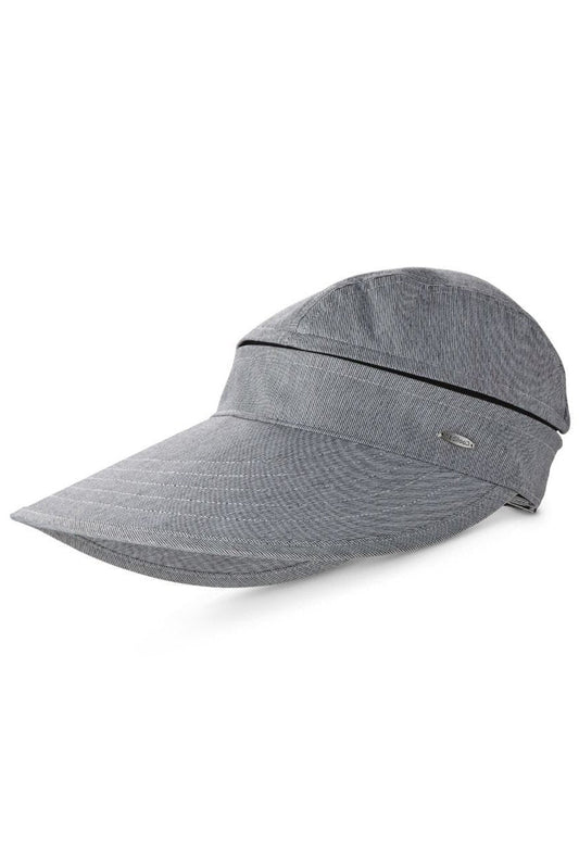 Women's Bel Aire Zip-Off Sun Visor | Black/White | Core