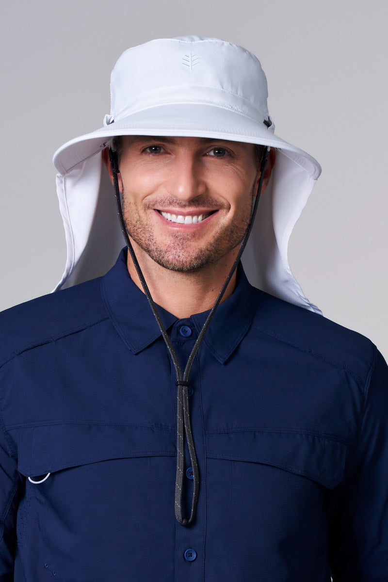 Men's Stevie Ultra Sun Hat | White
