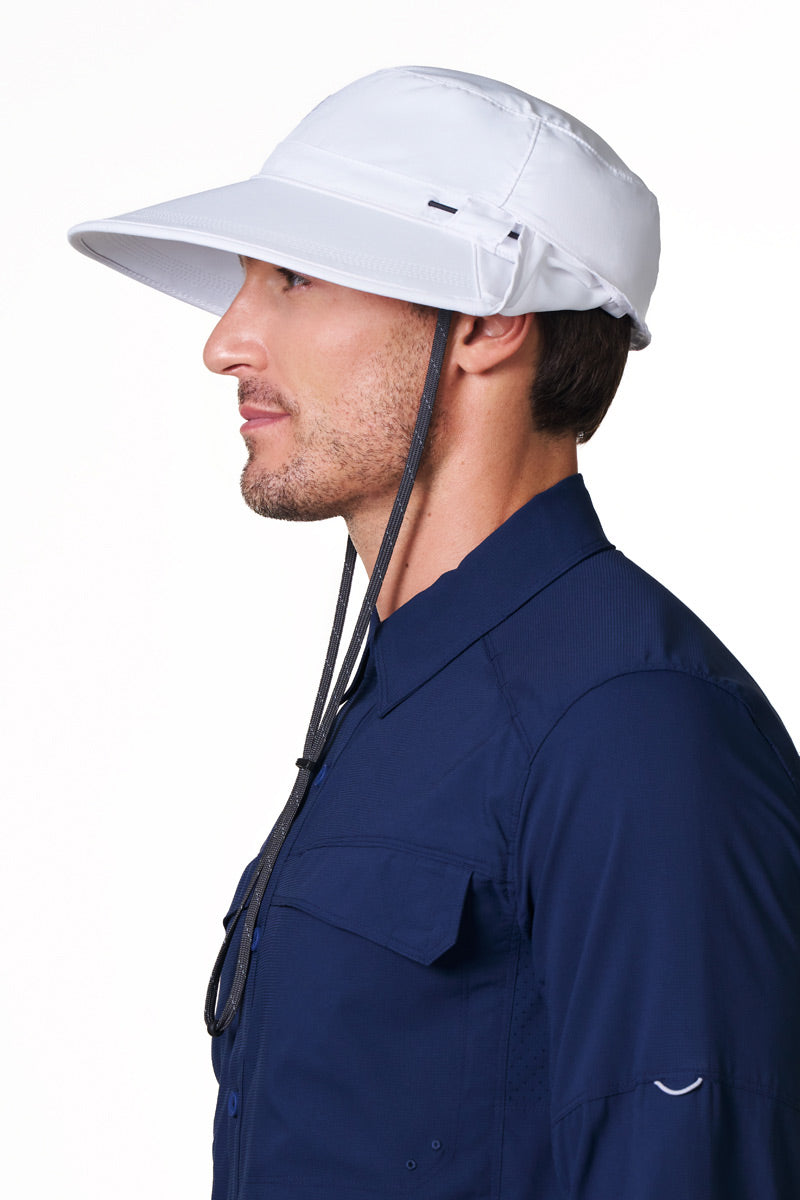 Men's Stevie Ultra Sun Hat | White