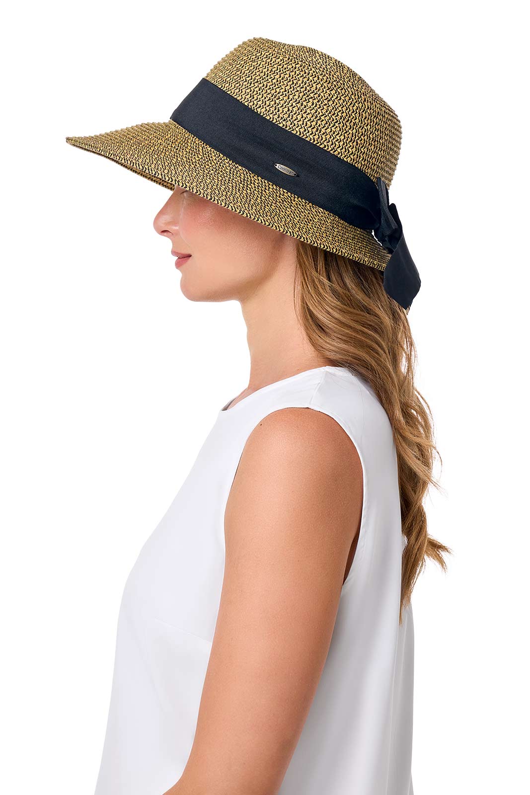 Women's Clara Sun Hat | Tan/Black Multi-Color