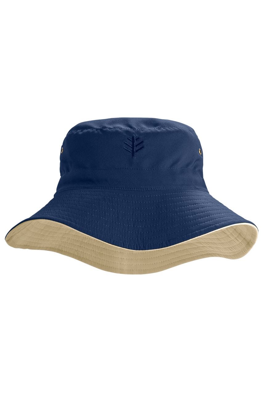 Women's Landon Reversible Bucket Hat | Tan/Navy