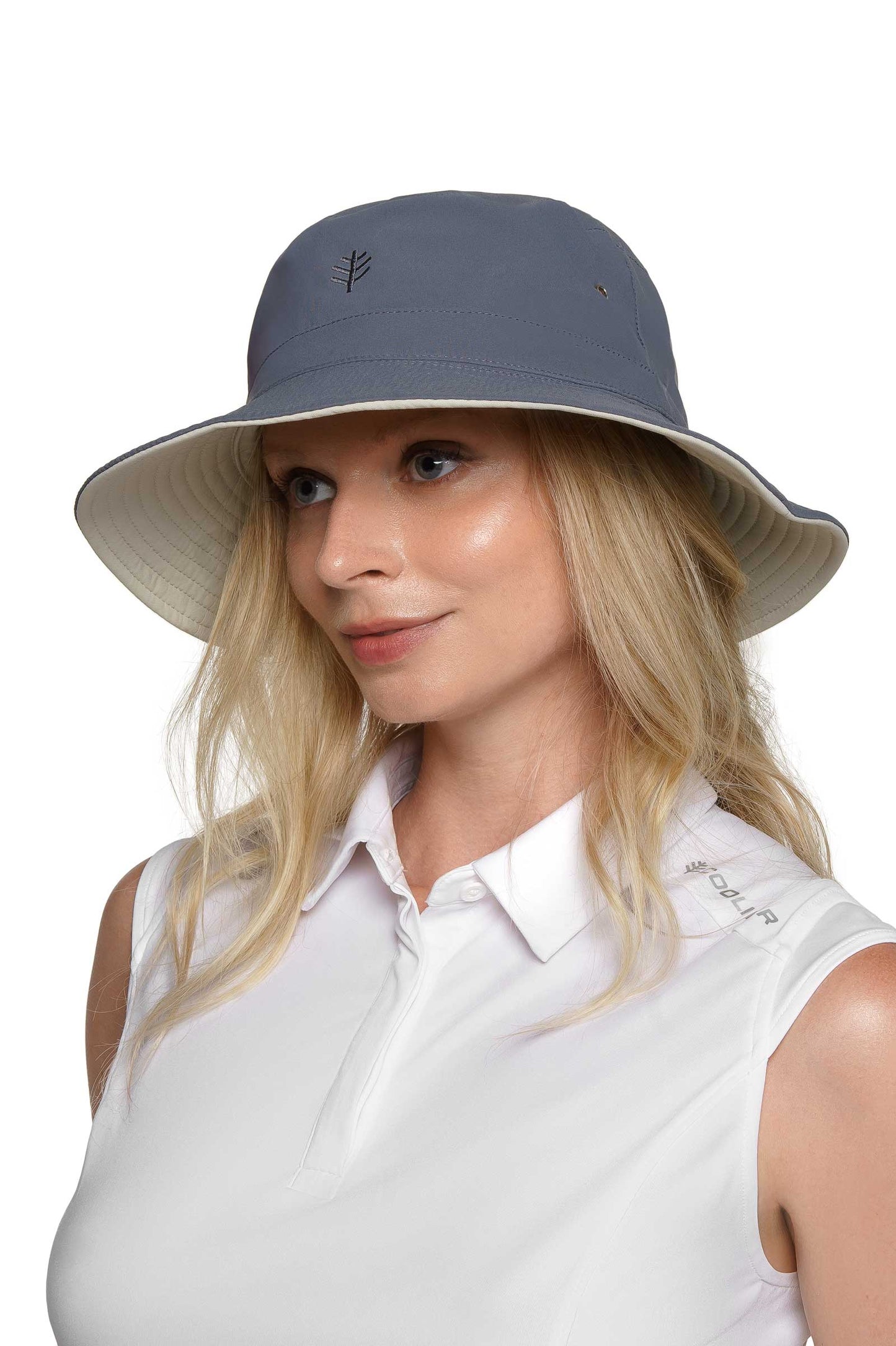 Women's Landon Reversible Bucket Hat | Stone/Carbon