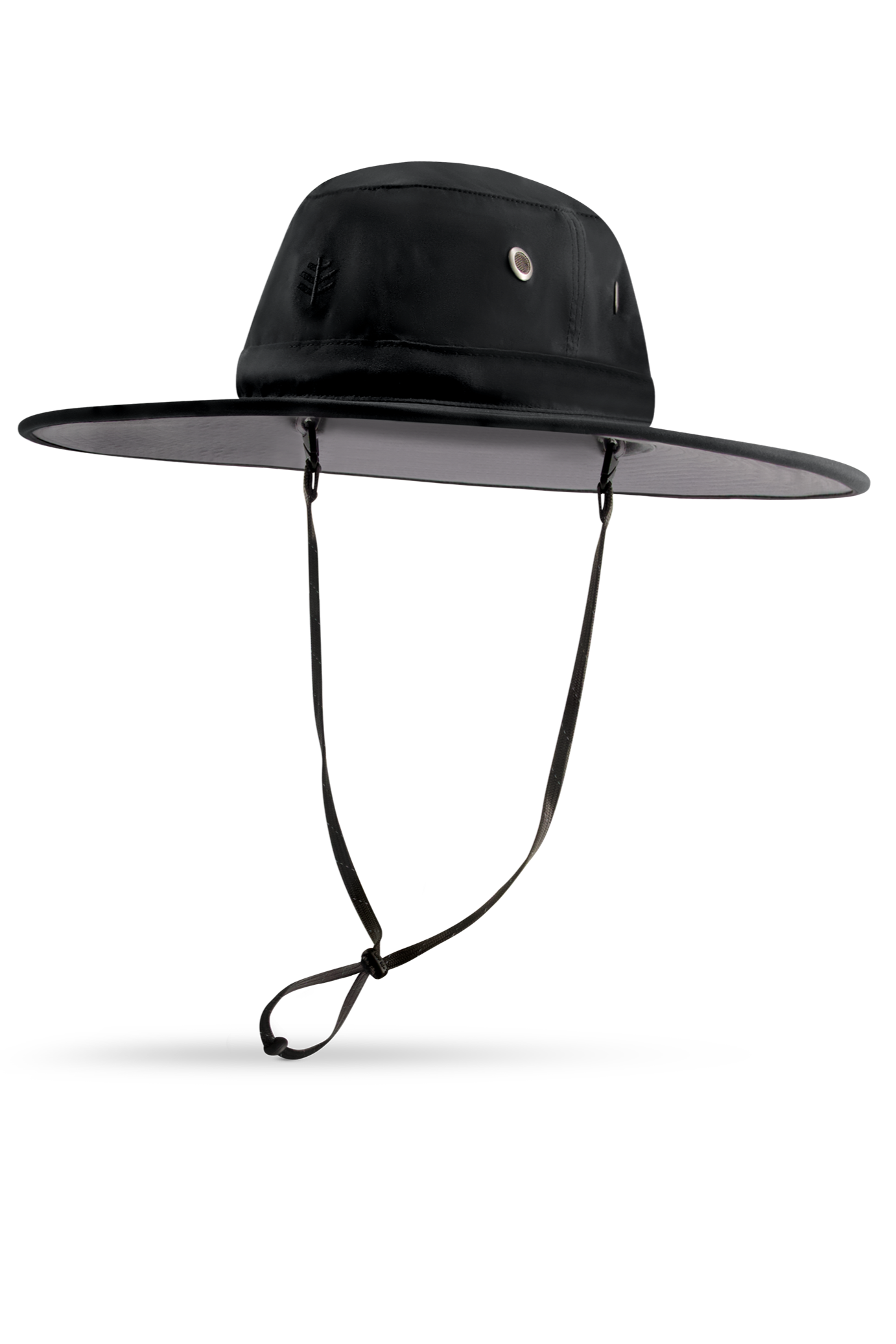 Unisex Leo Shapeable Wide Brim Hat | Black