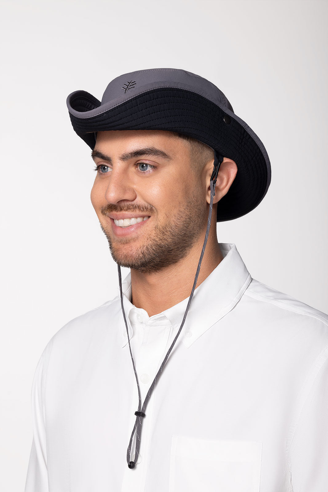 Unisex Chase Featherweight Bucket Hat | Carbon/Black