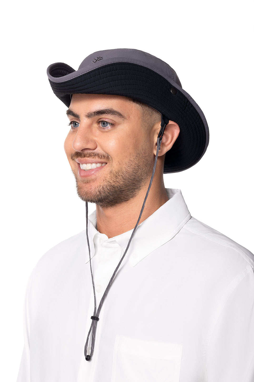 Unisex Chase Featherweight Bucket Hat | Carbon/Black