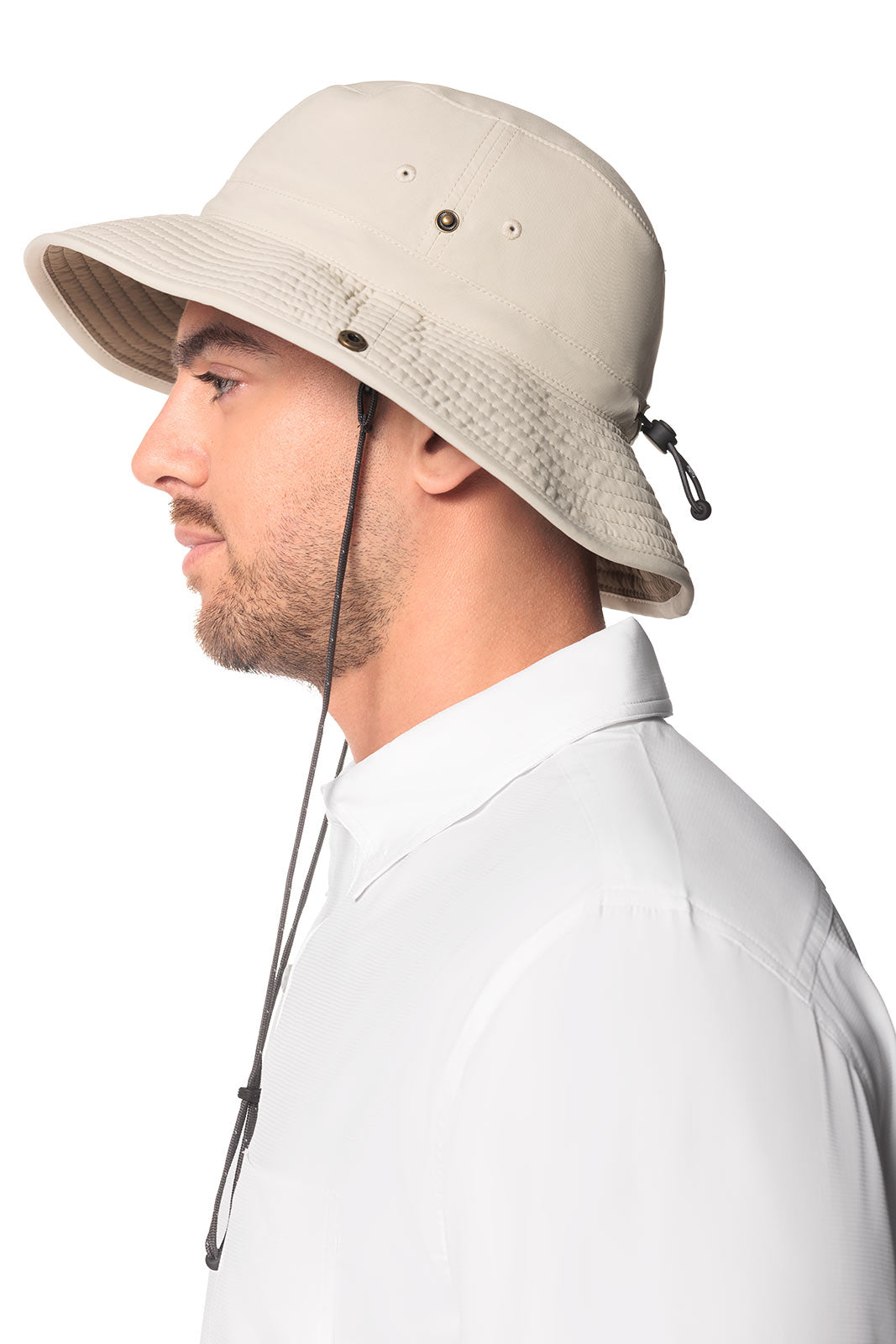 Unisex Chase Featherweight Bucket Hat | Stone/Khaki