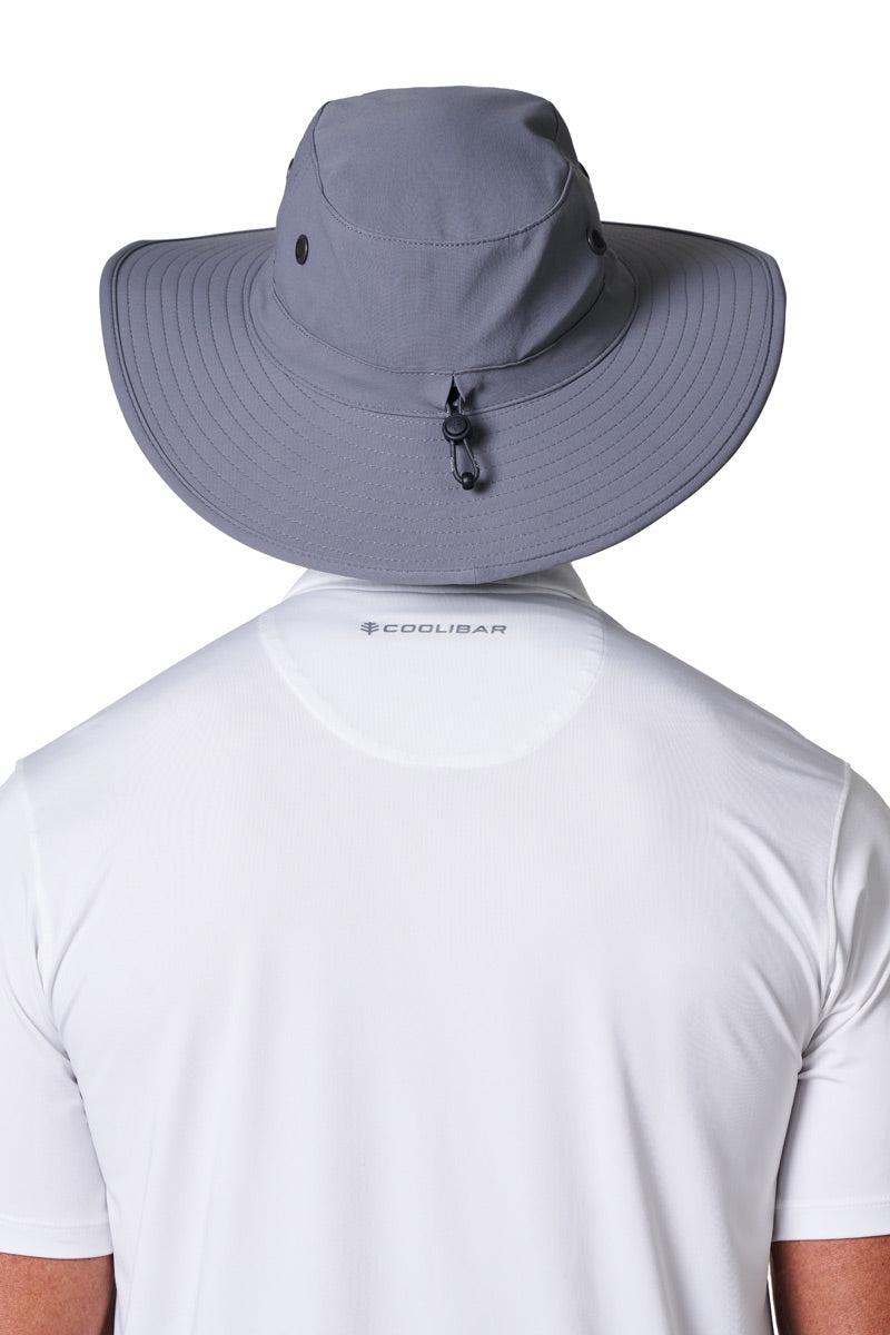 Unisex Leo Shapeable Wide Brim Hat | Carbon/Black