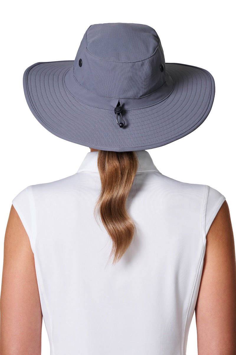 Unisex Leo Shapeable Wide Brim Hat | Carbon/Black