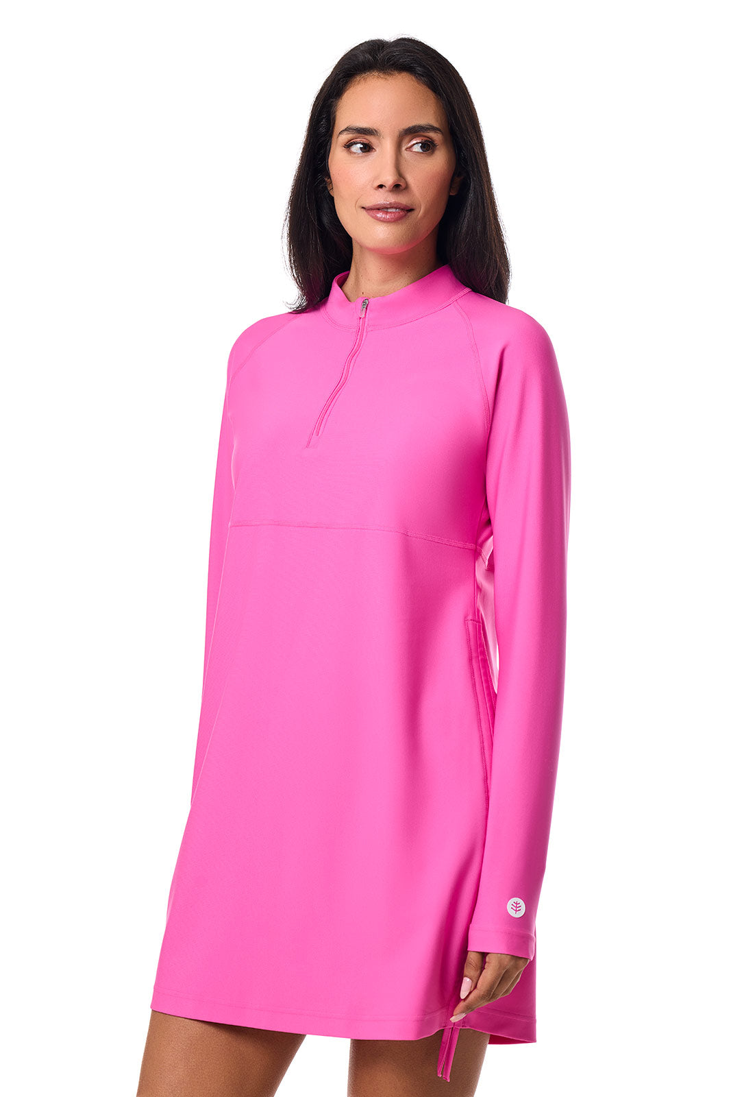 Women's Lawai Ruche Swim Shirt | Tulip Pink
