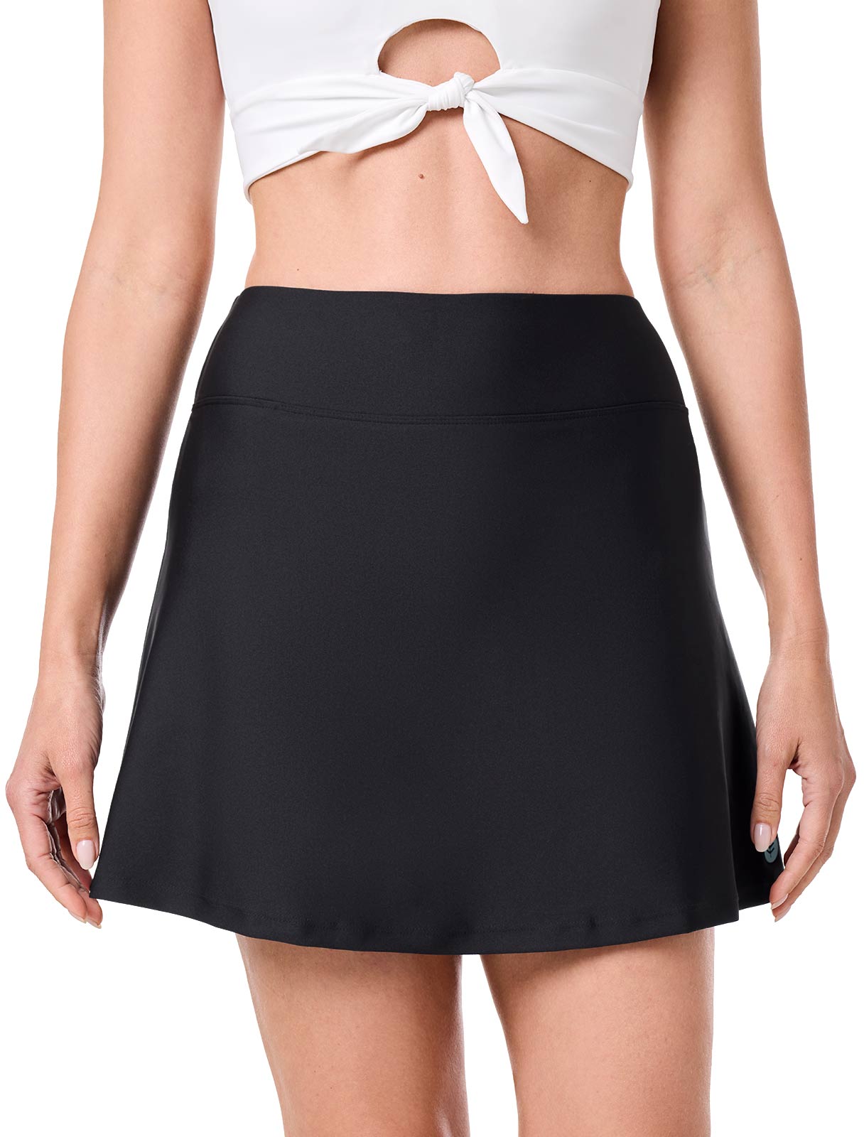 Women's Sandbar Swim Skort | Black
