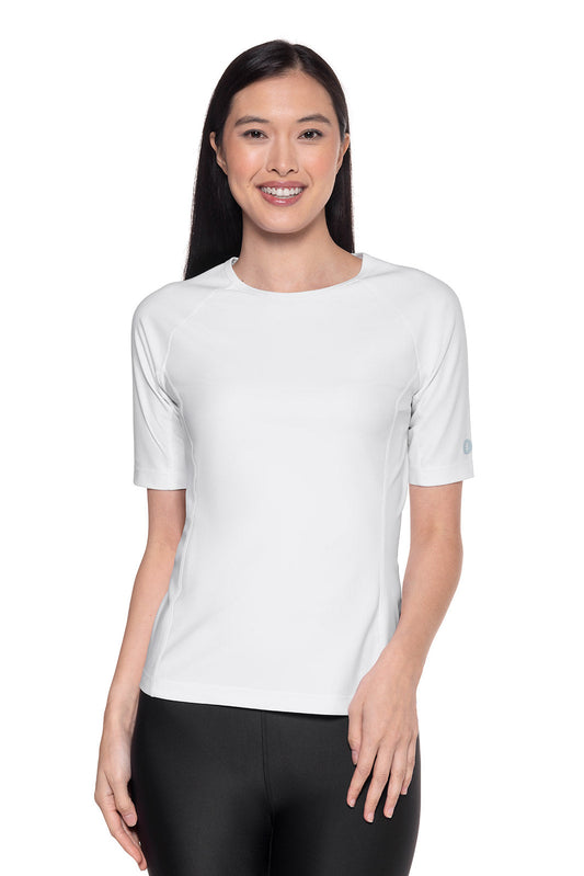 Women's Hightide Short Sleeve Swim Shirt | White