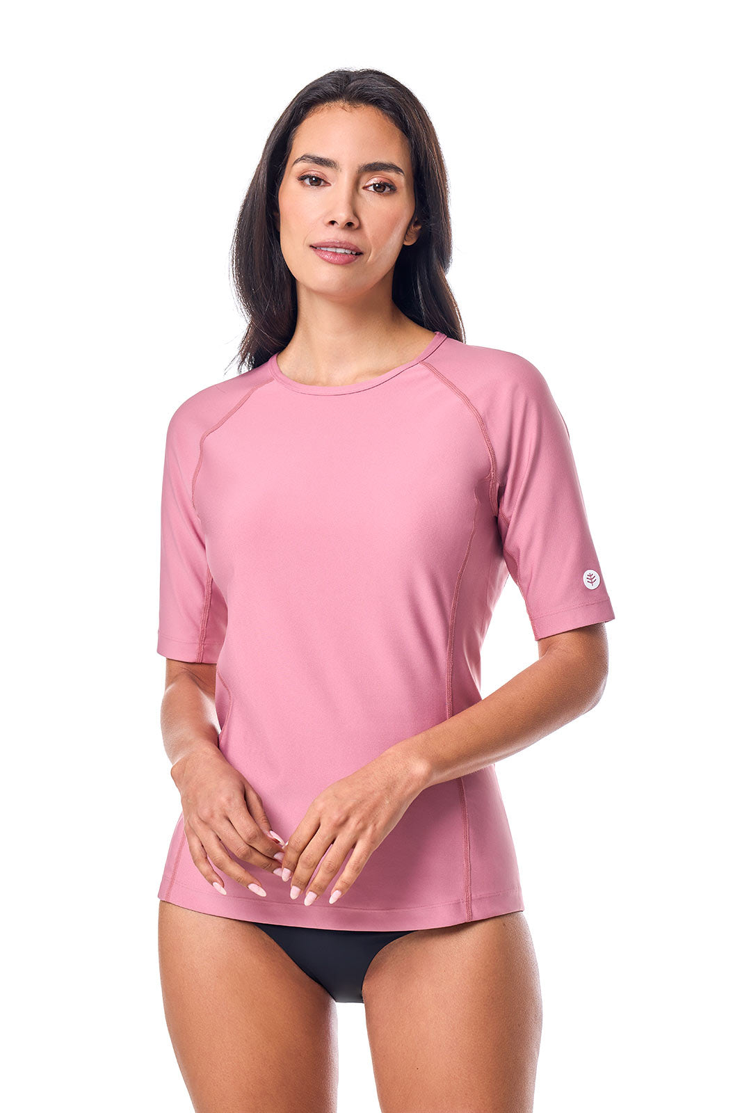 Women's Hightide Short Sleeve Swim Shirt | Terracotta Rose
