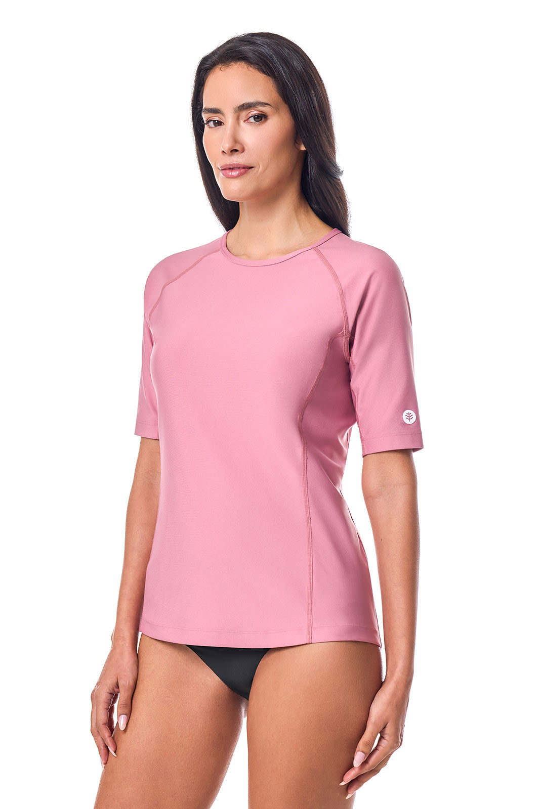 Women's Hightide Short Sleeve Swim Shirt | Terracotta Rose