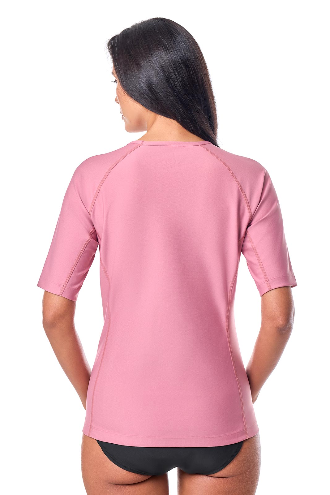 Women's Hightide Short Sleeve Swim Shirt | Terracotta Rose