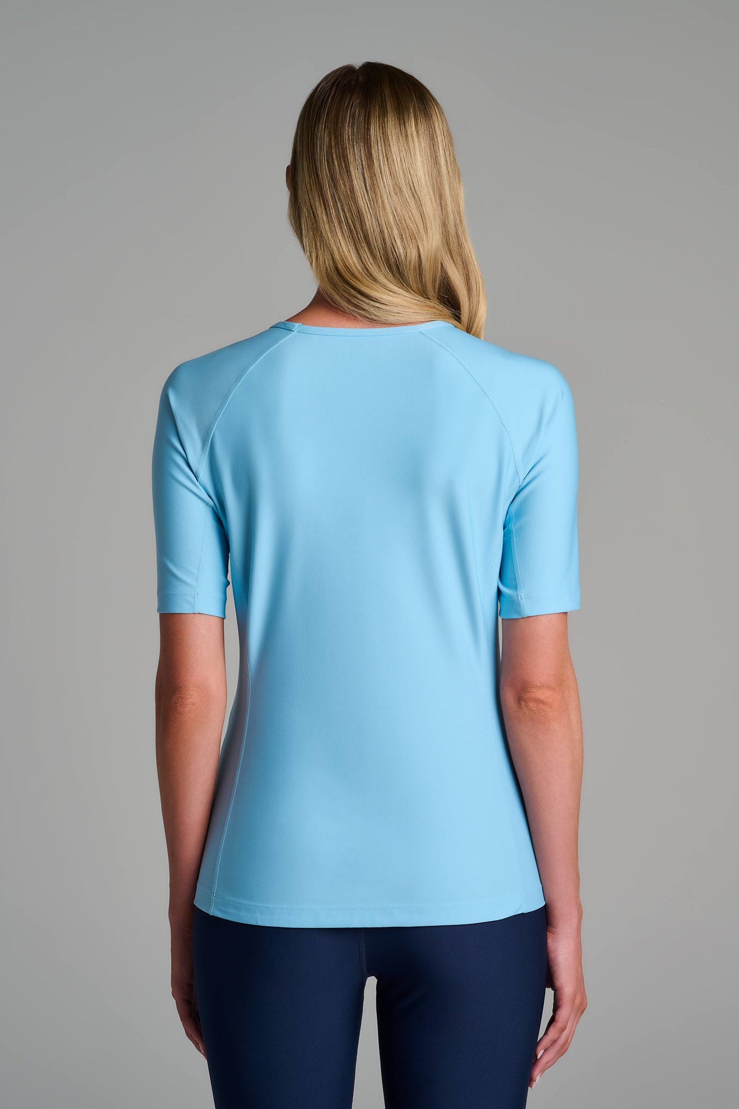 Women's Hightide Short Sleeve Swim Shirt | Arctic Blue