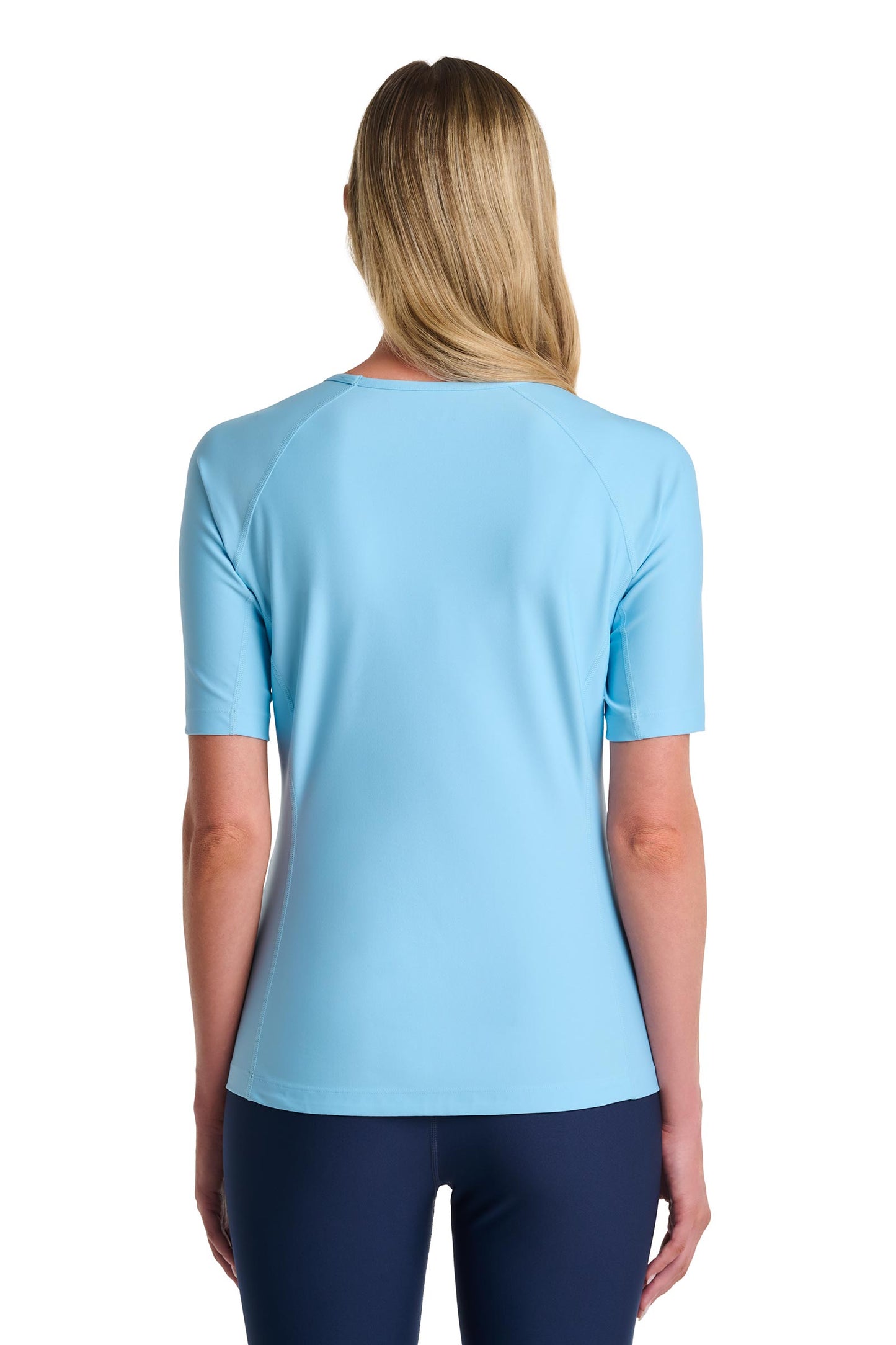 Women's Hightide Short Sleeve Swim Shirt | Arctic Blue