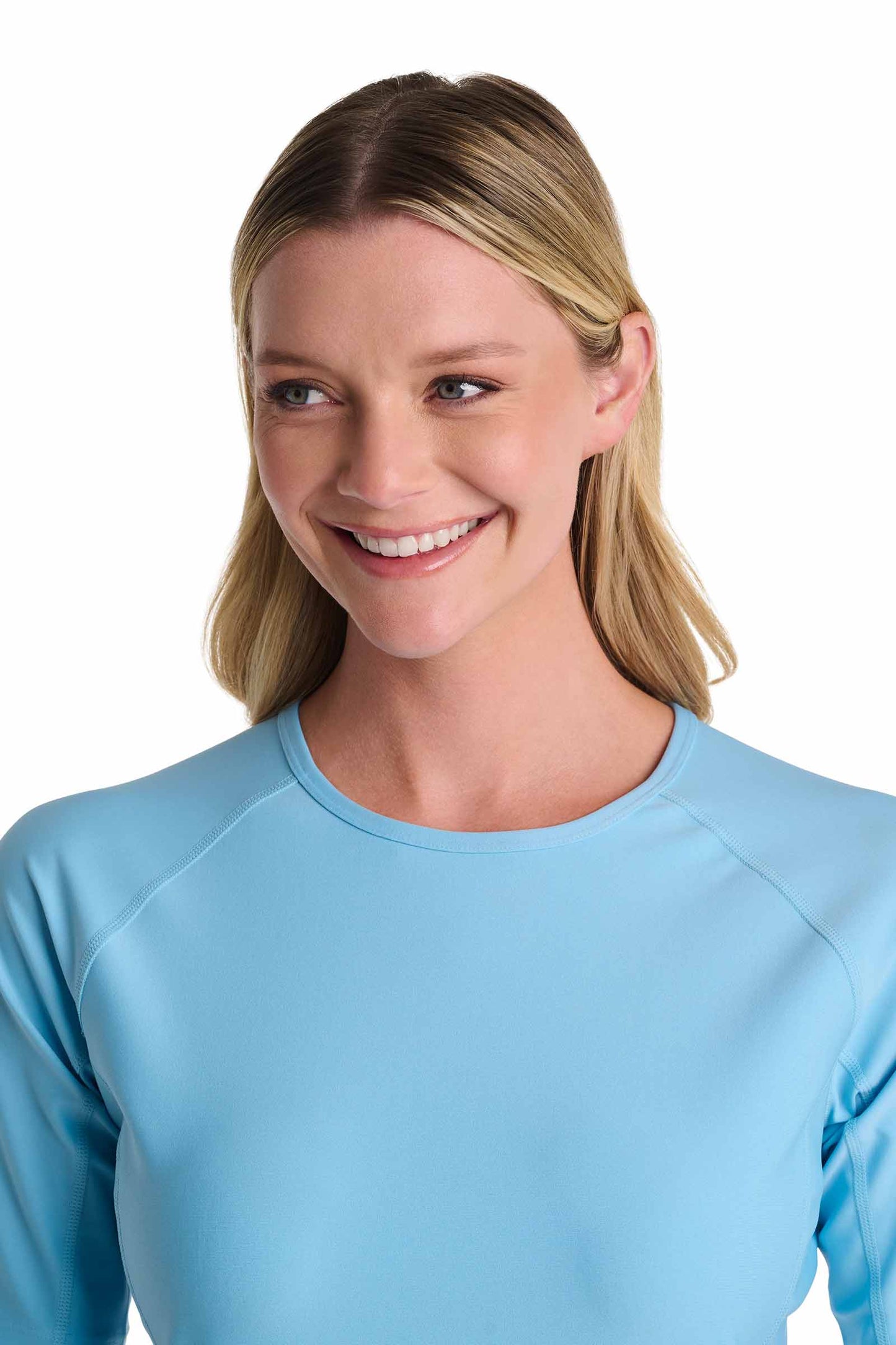 Women's Hightide Short Sleeve Swim Shirt | Arctic Blue