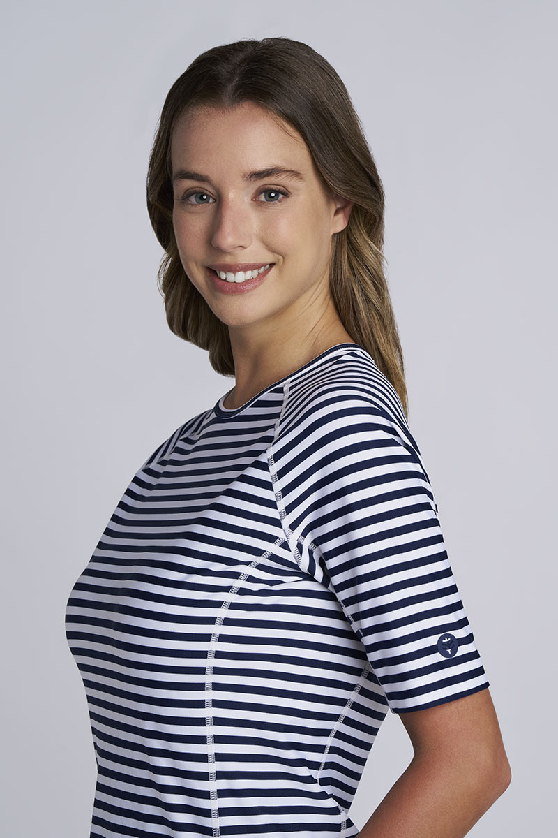 Color_White/Navy Stripe