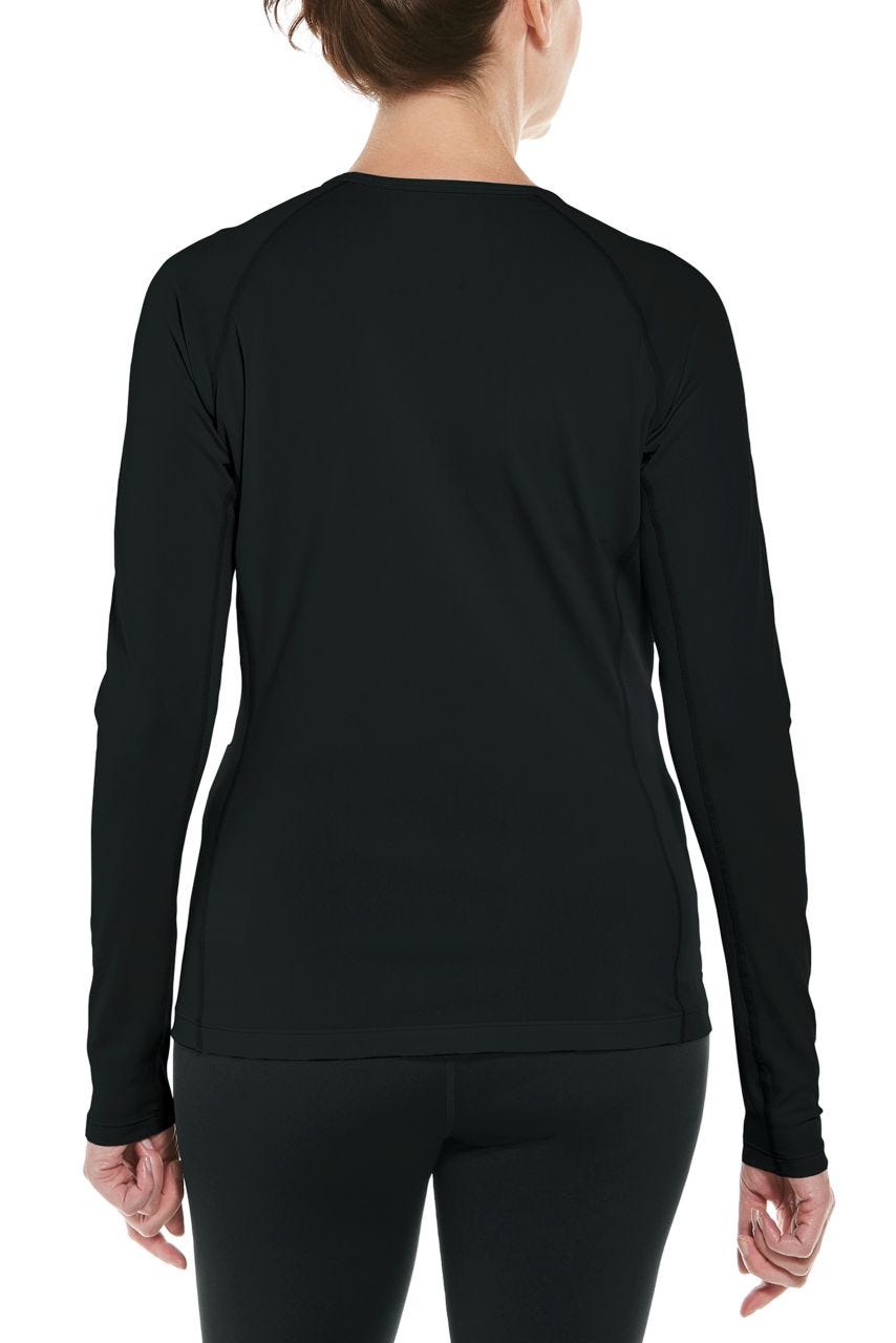 Women's Hightide Long Sleeve Swim Shirt | Black