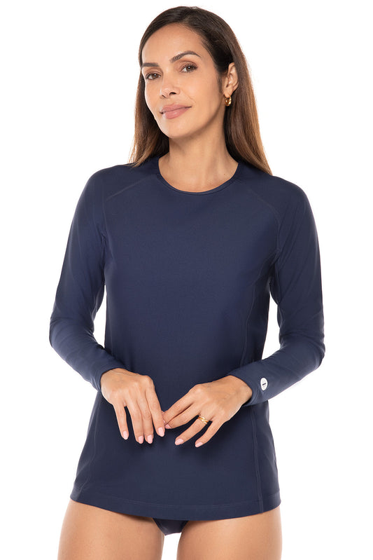Women's Hightide Long Sleeve Swim Shirt | Navy