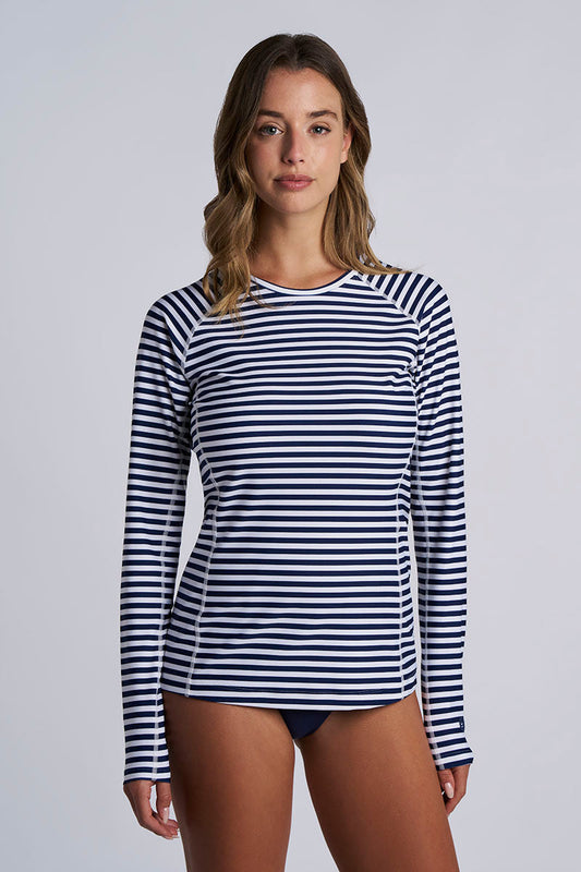 Color_White/Navy Stripe
