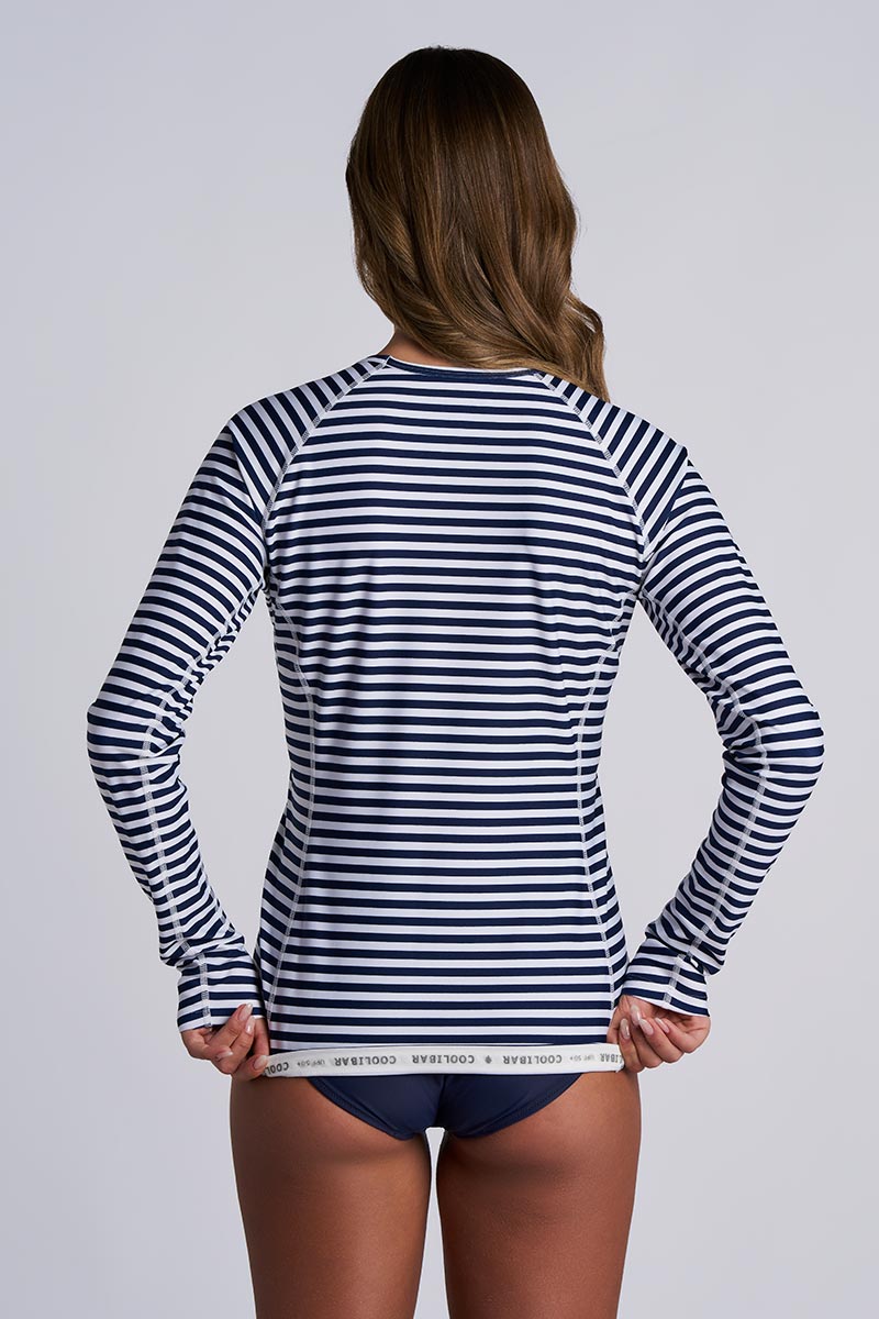 Color_White/Navy Stripe