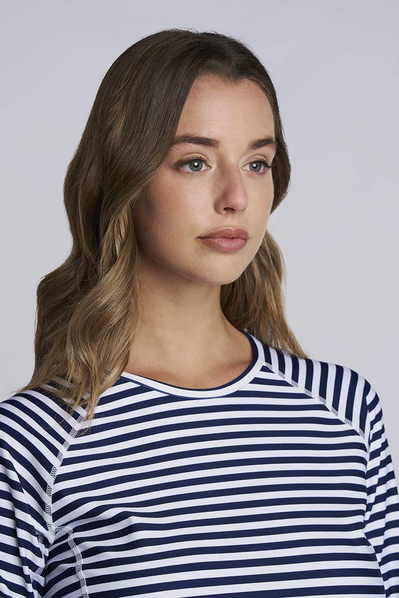 Color_White/Navy Stripe
