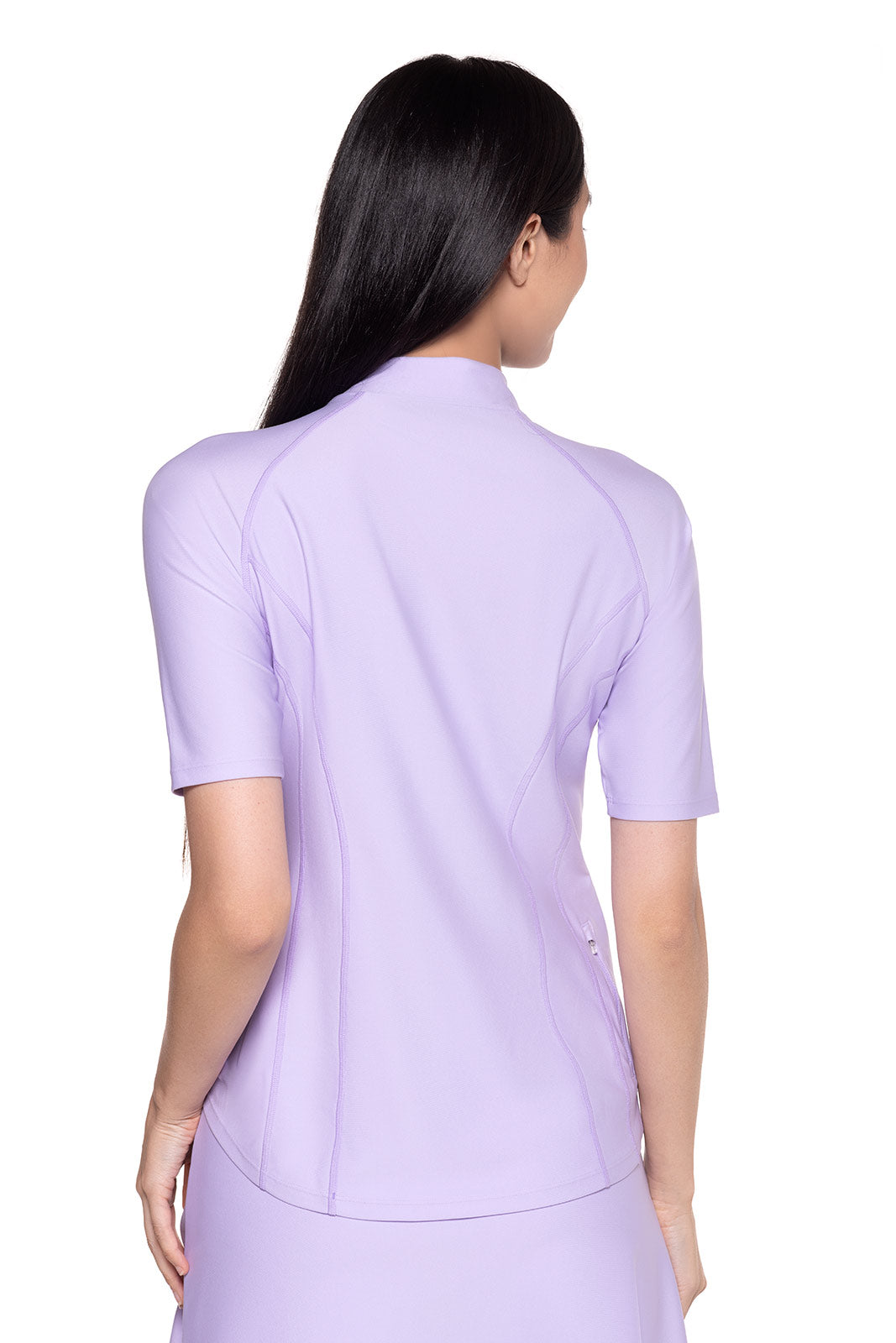 Women's Freestyle Short Sleeve Rash Guard | Lavendula