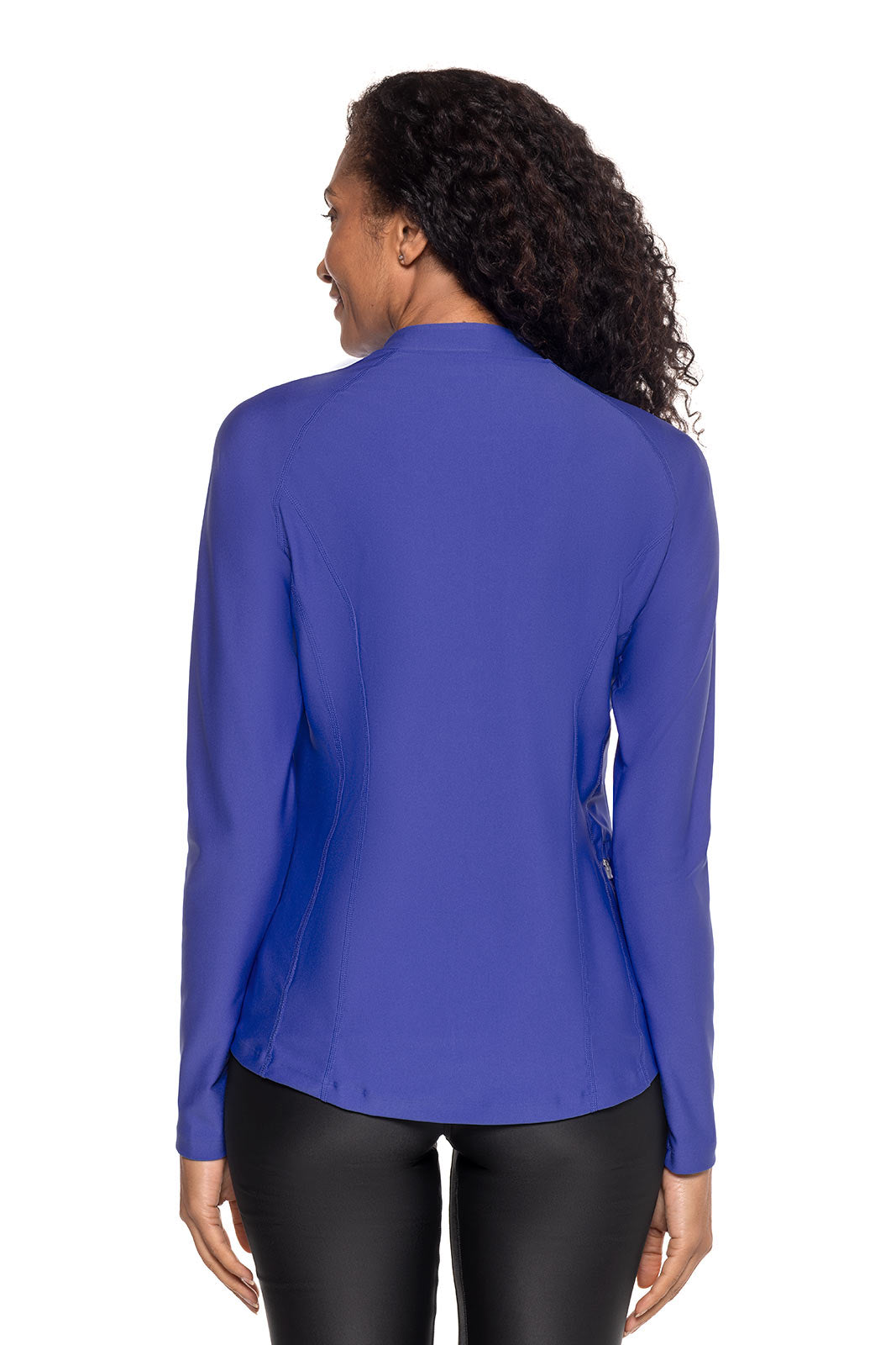 Women's Freestyle Long Sleeve Rash Guard | Baja Blue