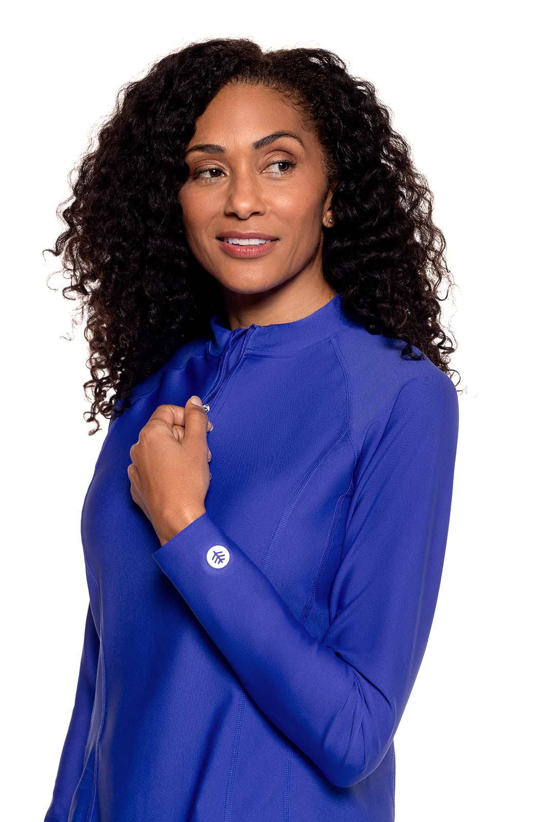 Women's Freestyle Long Sleeve Rash Guard | Baja Blue