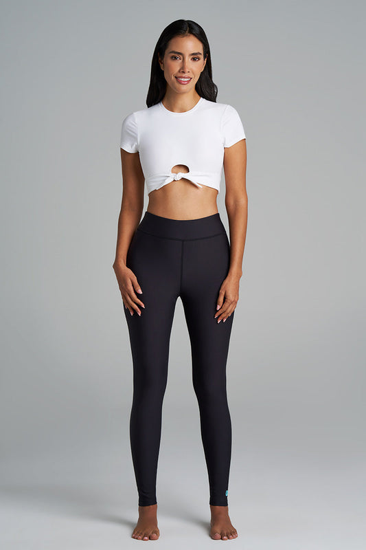 Women's Deep Water Swim Tights | Black