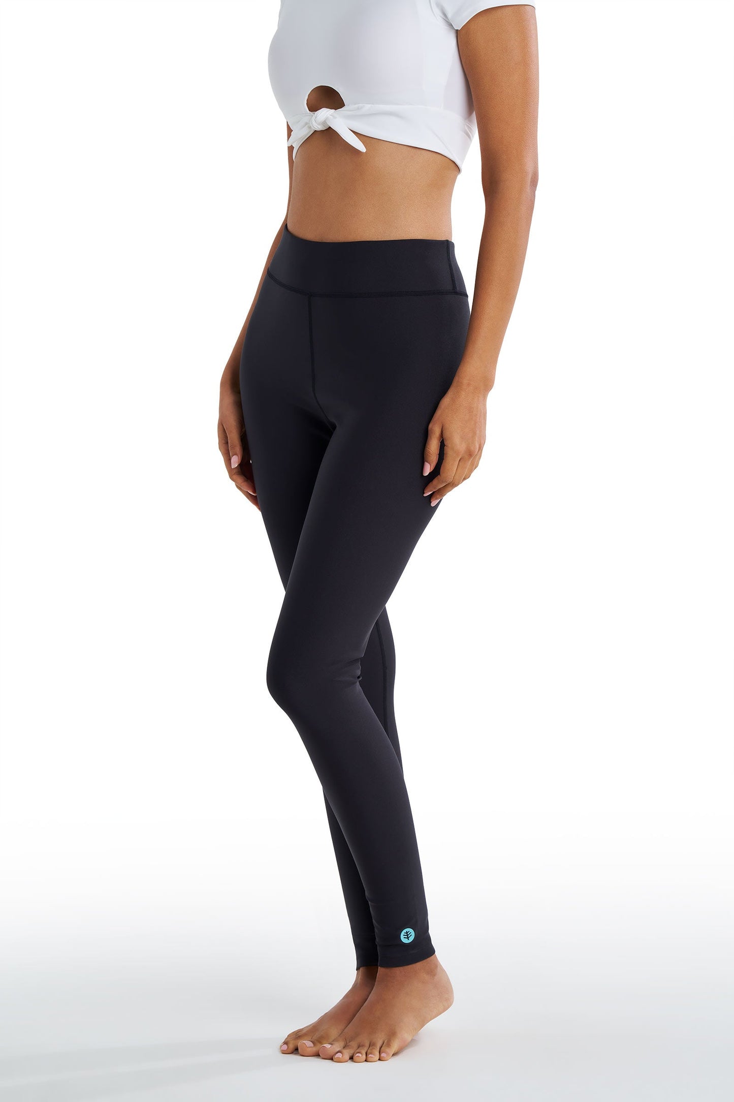 Women's Deep Water Swim Tights | Black