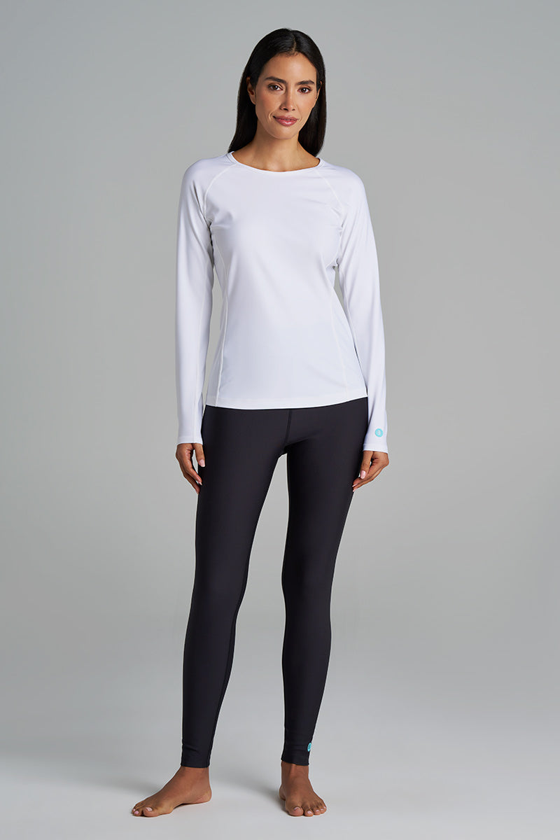 Women's Deep Water Swim Tights | Black