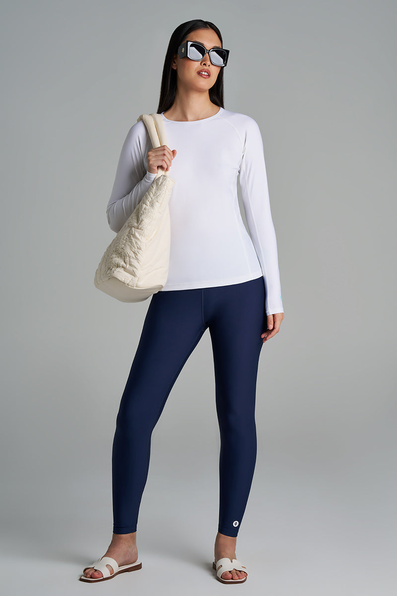 Women's Deep Water Swim Tights | Navy