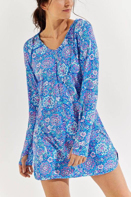 Color_Blue Multicolor Spring Floral