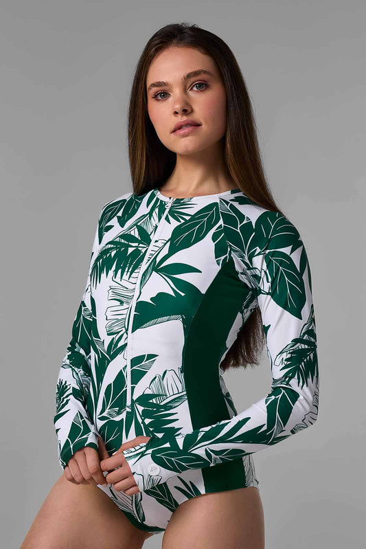 Women's Escalante Long Sleeve Swimsuit | Eden Palm Paradise