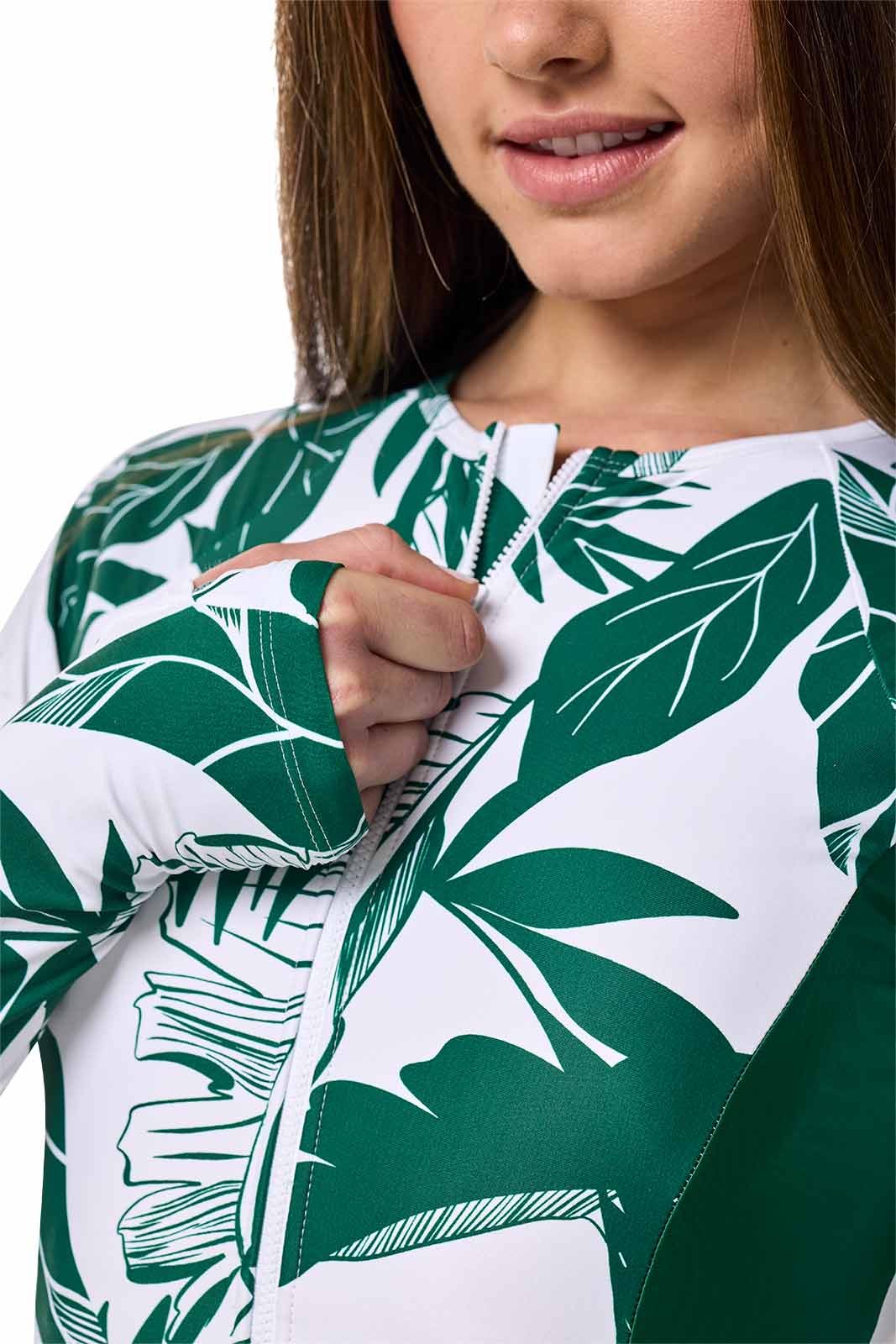 Women's Escalante Long Sleeve Swimsuit | Eden Palm Paradise