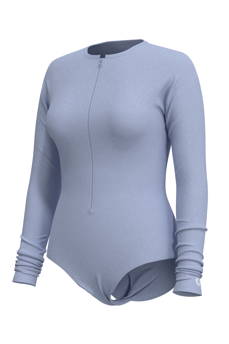 Women's Escalante Long Sleeve Swimsuit | Periwinkle