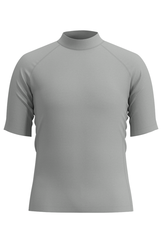 Men's Tulum Short Sleeve Surf Rash Guard | Sleek Grey