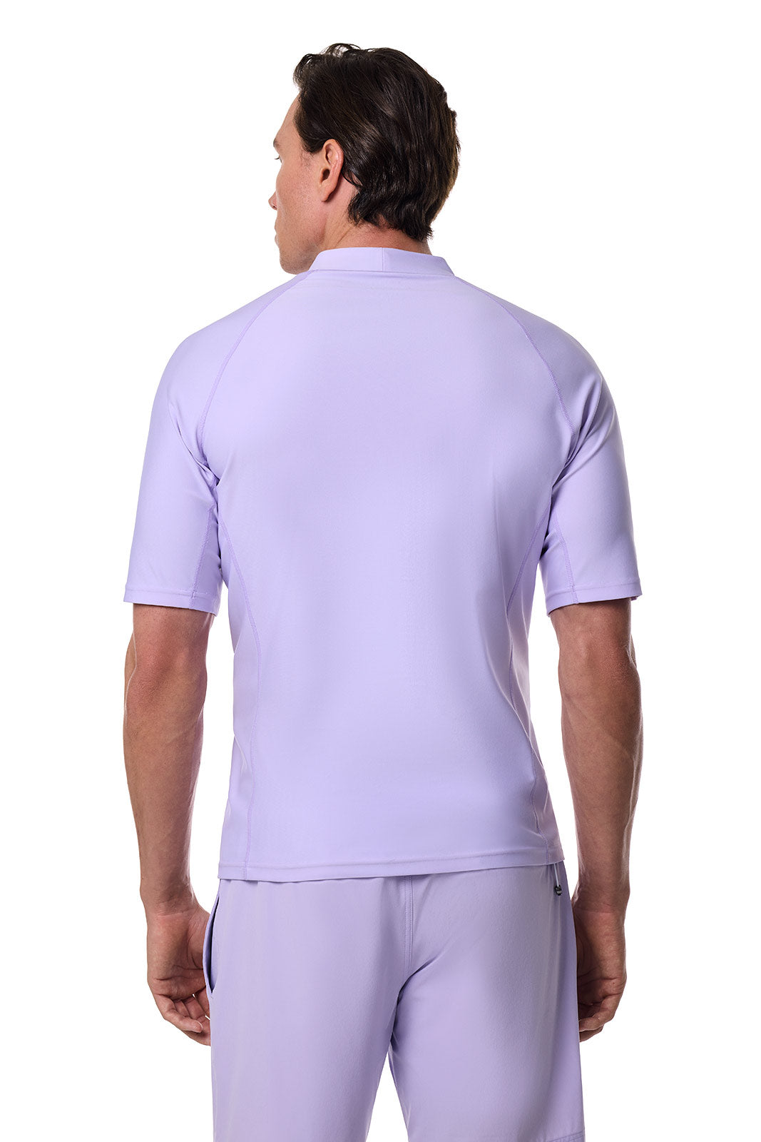 Men's Tulum Short Sleeve Surf Rash Guard | Lavendula